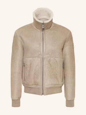 Belstaff Kurtka Skórzana Trace beige