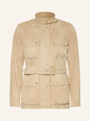 Belstaff Kurtka Skórzana Trailmaster Panther beige