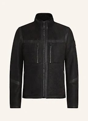 Belstaff Kurtka Skórzana Tundra Ze Skórą Jagnięcą schwarz
