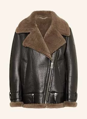 Belstaff Kurtka Skórzana Zinc schwarz