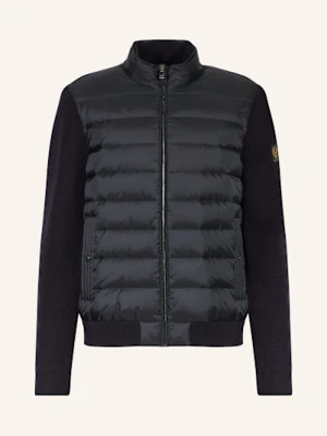 Belstaff Lekka Kurtka Puchowa Circuiteer Z Mieszanki Materiałów blau