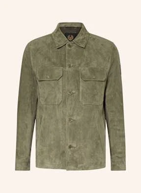 Belstaff Overjacket Ze Skóry gruen