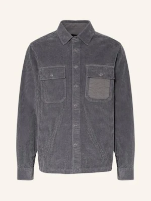 Belstaff Overjacket Ze Sztruksu Fallgate Comfort Fit grau