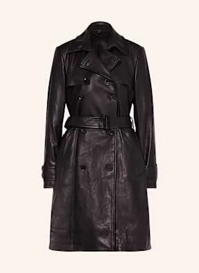 Belstaff Skórzany Trencz schwarz