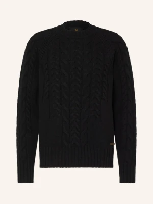 Belstaff Sweter Harrow schwarz CZARNY