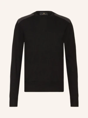 Belstaff Sweter Kerrigan schwarz CZARNY