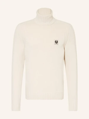 Belstaff Sweter Z Golfem Watch beige ECRU