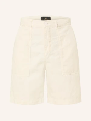 Belstaff Szorty Maritime Z Lnu beige