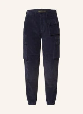 Belstaff Sztruksowe Spodnie Cargo blau