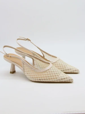 Belucci Czółenka w kolorze beżowym rozmiar: 37