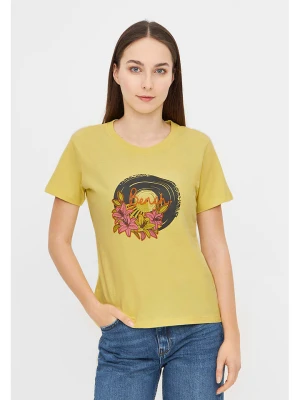 Bench Koszulka "Anita" w kolorze żółtym rozmiar: 38