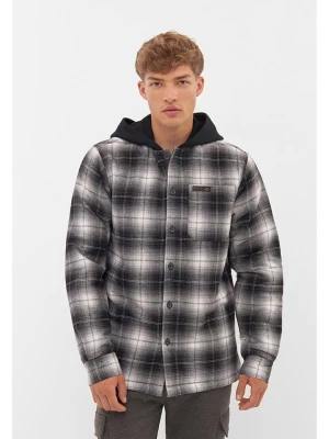 Bench Kurtka koszulowa "Wilkins" w kolorze czarno-szarym rozmiar: 52