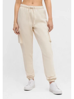 Zdjęcie produktu Bench Spodnie dresowe "Liat" w kolorze beżowym rozmiar: 40