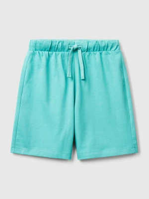 Benetton, 100% Cotton Bermudas, size XL, Aqua, Kids United Colors of Benetton