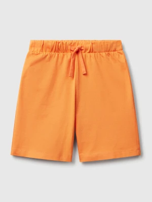 Benetton, 100% Cotton Bermudas, size XL, Orange, Kids United Colors of Benetton
