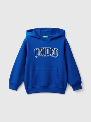 Benetton, 100% Cotton Hoodie, size 116, Bright Blue, Kids United Colors of Benetton