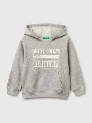 Benetton, 100% Cotton Hoodie, size 116, Light Gray, Kids United Colors of Benetton