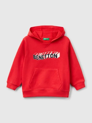 Benetton, 100% Cotton Hoodie, size 116, Red, Kids United Colors of Benetton