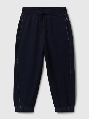 Benetton, 100% Cotton Joggers, size 116, Dark Blue, Kids United Colors of Benetton