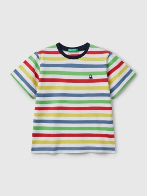 Benetton, 100% Cotton Striped T-shirt, size 116, Multi-color, Kids United Colors of Benetton