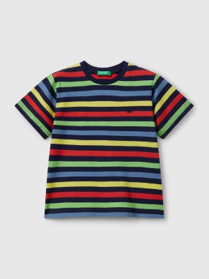Benetton, 100% Cotton Striped T-shirt, size 116, Multi-color, Kids United Colors of Benetton