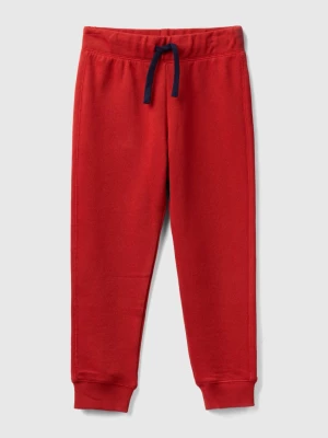 Benetton, 100% Cotton Sweatpants, size 2XL, Brick Red, Kids United Colors of Benetton