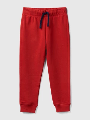 Benetton, 100% Cotton Sweatpants, size 3XL, Brick Red, Kids United Colors of Benetton