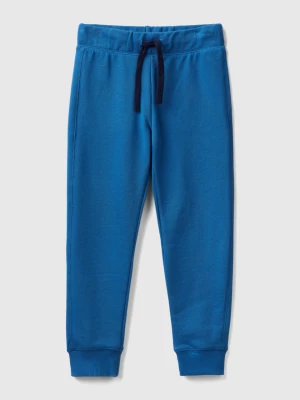 Benetton, 100% Cotton Sweatpants, size L, Blue, Kids United Colors of Benetton