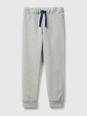 Benetton, 100% Cotton Sweatpants, size M, Light Gray, Kids United Colors of Benetton