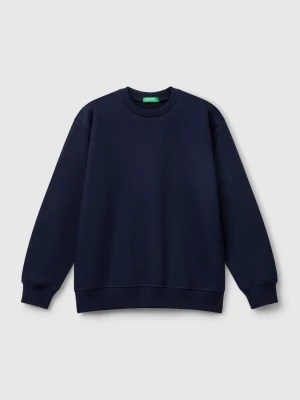 Zdjęcie produktu Benetton, 100% Cotton Sweatshirt With Print, size XL, Dark Blue, Kids United Colors of Benetton