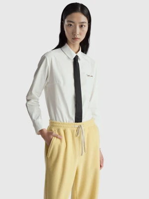 Benetton, 100% Cotton White Shirt, Size: OS, White, Women United Colors of Benetton