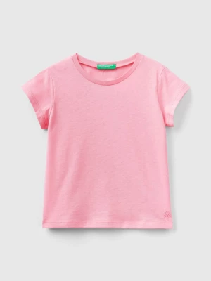 Benetton, 100% Organic Cotton T-shirt, size 82, Pink, Kids United Colors of Benetton