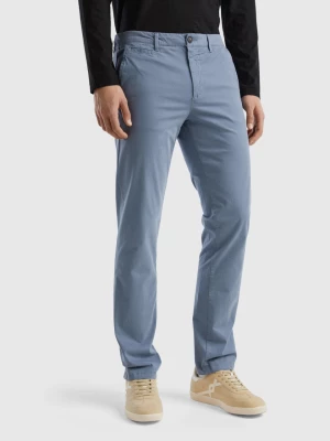 Benetton, Air Force Blue Slim Fit Chinos, size 48, Air Force Blue, Men United Colors of Benetton