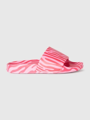 Benetton, Animal Print Sandals, size 41, Multi-color, Kids United Colors of Benetton