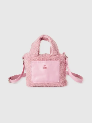 Benetton, Bag In Faux Fur, Size: OS, Pink, Kids United Colors of Benetton