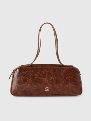 Benetton, Shoulder Bag In Imitation Leather, Size: OS, Brown, Women United Colors of Benetton