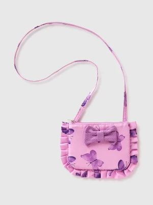 Benetton, Bag With Rouches And Bow, Size: OS, Pink, Kids United Colors of Benetton
