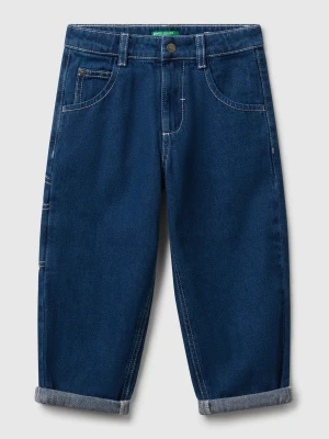 Benetton, Balloon Fit Jeans, size 116, Dark Blue, Kids United Colors of Benetton