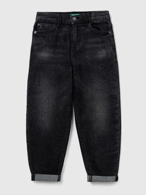 Benetton, Balloon Fit Jeans, Size: XL, Black, Kids United Colors of Benetton