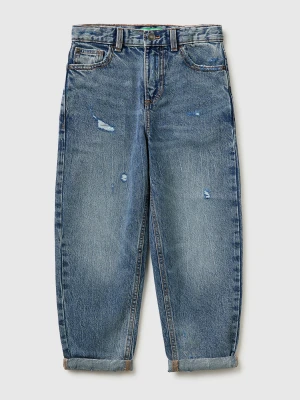 Benetton, Balloon Fit Jeans, Size: XL, Blue, Kids United Colors of Benetton