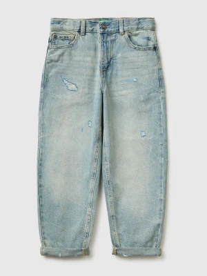 Benetton, Balloon Fit Jeans, Size: XL, Light Blue, Kids United Colors of Benetton