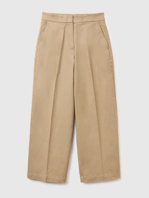 Benetton, Balloon Leg Pants, Camel, Women United Colors of Benetton