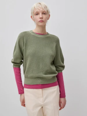 Benetton, Balloon Sleeve Sweater, Size: XS, Olive Green, Women United Colors of Benetton