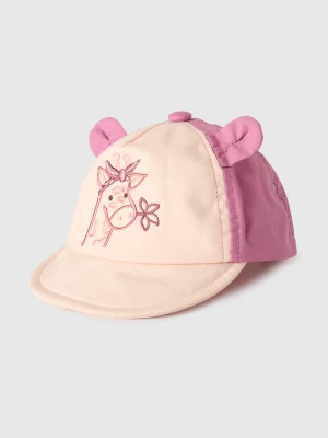 Benetton, Baseball Cap With Ears, Size: 82, Soft Pink, Kids United Colors of Benetton