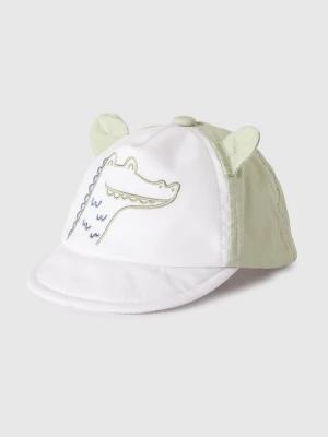 Benetton, Baseball Cap With Ears, Size: 82, White, Kids United Colors of Benetton