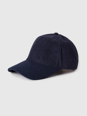 Benetton, Baseball Cap With Logo Embroidery, Size: OS, Dark Blue, Men United Colors of Benetton