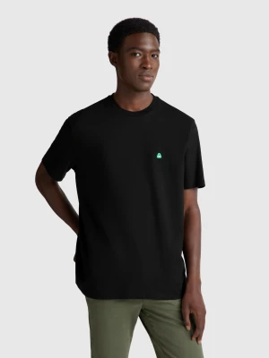 Benetton, Basic Cotton T-shirt, Size: XS, Black, Men United Colors of Benetton