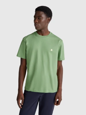 Benetton, Basic Cotton T-shirt, Size: XS, Military Green, Men United Colors of Benetton