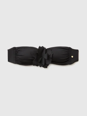 Zdjęcie produktu Benetton, Beach Band With Flower Application, Black, Women United Colors Of Benetton