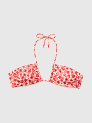 Benetton, Reversible Bandeau Bikini Top, Size: 1°, Soft Pink, Women United Colors of Benetton